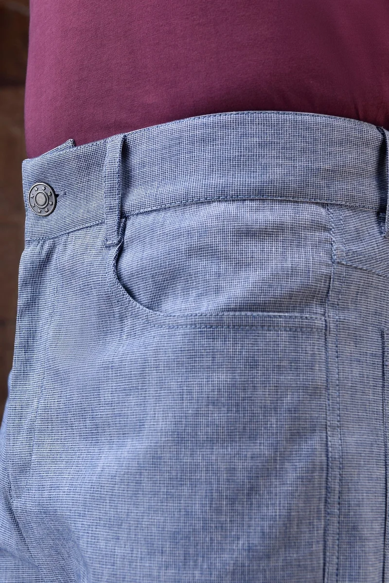 جينات ليكوانت هيمانت بنطلون رمادي مستقيم الساق